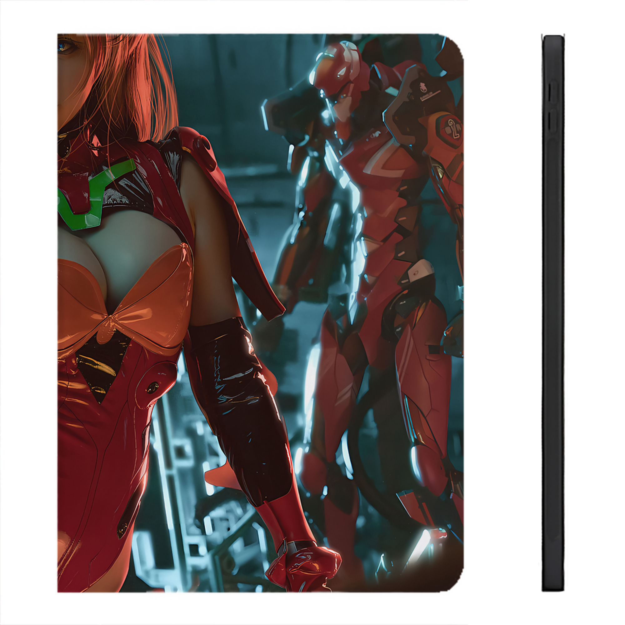 （画像用） EVA 新世紀エヴァンゲリオン IPadケース ペンホルダー付き ブックスタイルデザイン